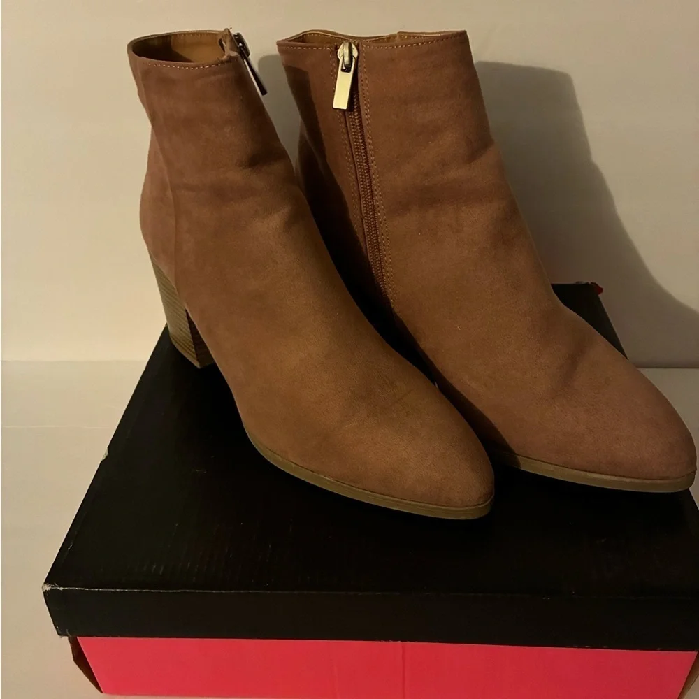 Women's Pink Mauve Ankle Boots